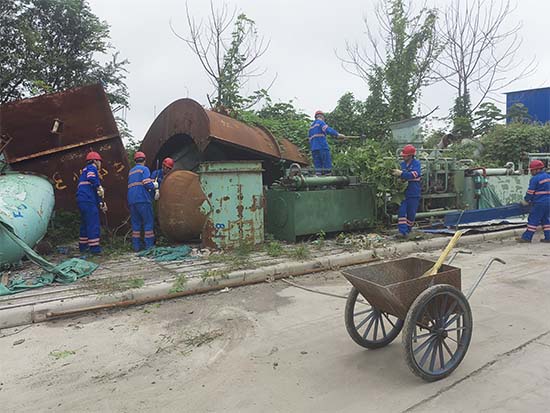 清除隐患覆新网    未雨绸缪保安全